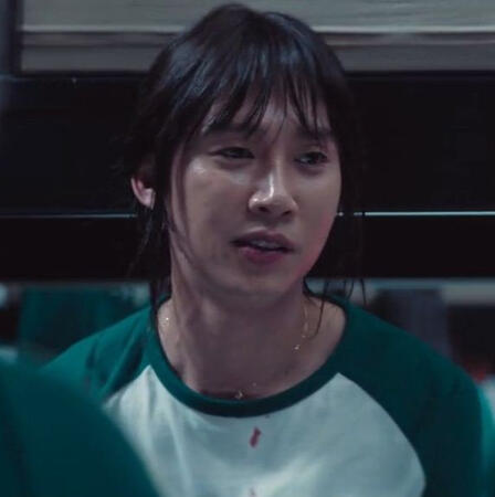 Player 120(Cho Hyunju) from Squid Game